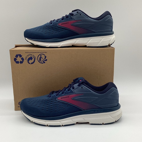 1951. Brooks Women’s Running Shoes Navy & Purple Fuchsia Size 9 NWOT - Picture 1 of 6